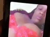 Carribbean girl flashing big tits and pussy on snapchat